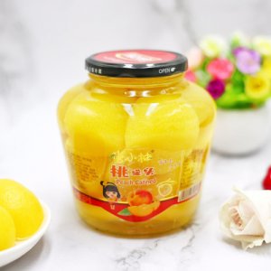 蒙康唐小柚桃罐頭