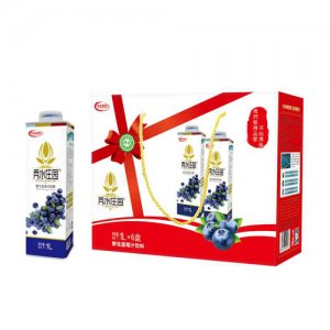 妙品果園秀水莊園藍(lán)莓汁禮盒1L