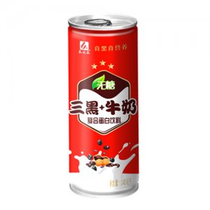 樂(lè)比樂(lè)三星三黑+牛奶（無(wú)糖）