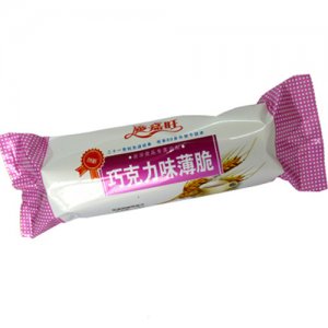 廣嘉旺巧克力味薄脆餅干138g