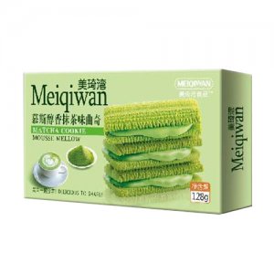 美琦灣慕斯醇香抹茶味曲奇128g
