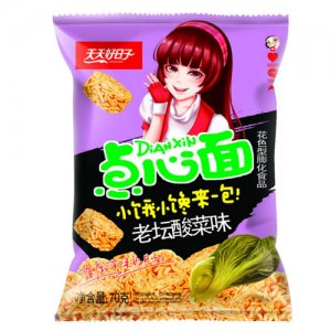天天好日子老壇酸菜味點心面70克