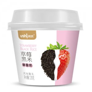 優(yōu)氏草莓黑米鮮酸奶