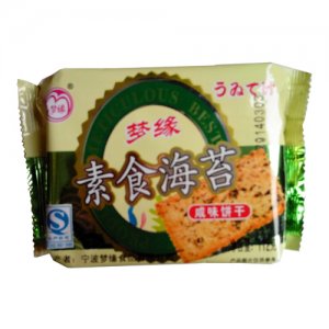 夢緣素食海苔餅干112g
