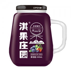 淇果莊園藍(lán)莓枸杞復(fù)合果汁345ml