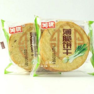 鴻祺薄脆餅干（香蔥味）