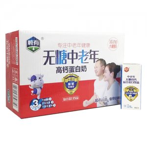 順有無糖中老年高鈣蛋白奶