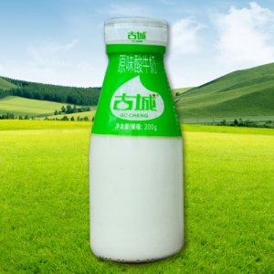 古城瓶裝-原味酸牛奶