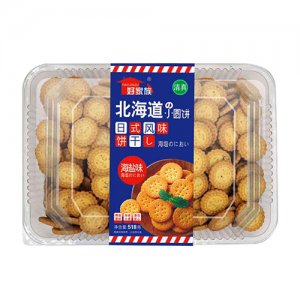 好家族日式小圓餅干海鹽味518g