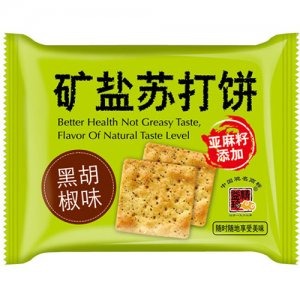 精益珍礦鹽蘇打餅黑胡椒味