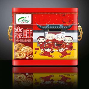 馬草原全家旺什錦曲奇餅干818g