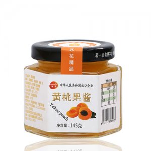 冰花黃桃果醬