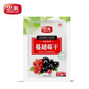 忠來蔓越莓干100g