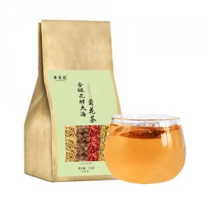 草百花金銀花胖大海菊花茶150g