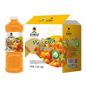 玉川果先生沙棘汁飲料1.5Lx6瓶