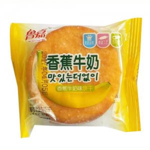 魯嘉香蕉牛奶韌性餅干