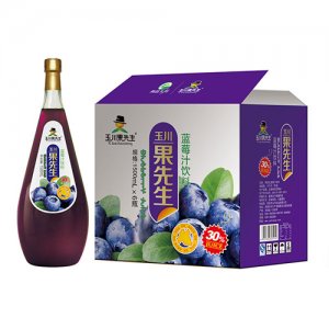 玉川果先生藍莓汁飲料1500mlx6瓶