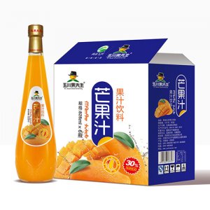 玉川果先生芒果汁飲料828mlx6瓶