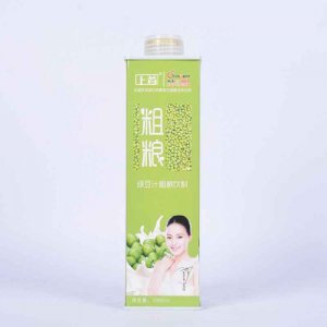 上首方瓶綠豆汁粗糧飲料