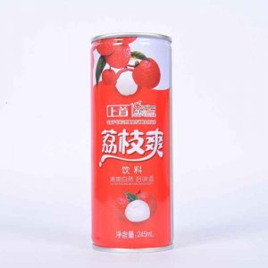 上首荔枝味易拉罐飲料245ml