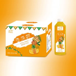 中奧飲品奇亞籽菠蘿果汁飲料500mlx15瓶