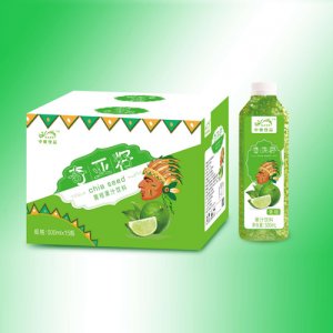 中奧飲品奇亞籽青桔果汁飲料500mlx15瓶