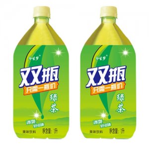今生夢綠茶果味飲料1升