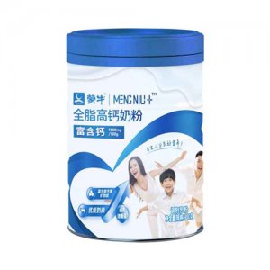 蒙牛MENGNIU+全脂高鈣奶粉800g×6罐