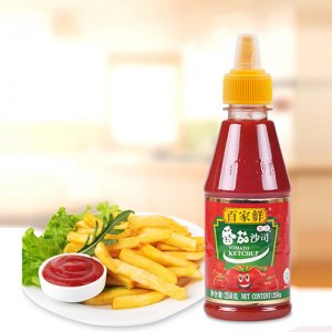 百家鮮紅標(biāo)番茄沙司250ml