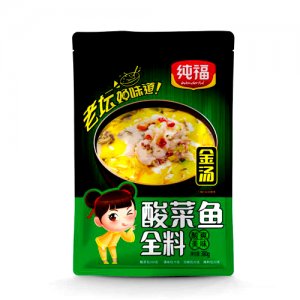 純福金湯酸菜魚(yú)全料酸爽美味380g