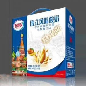 好彩頭俄式風(fēng)味酸奶箱裝200gx12盒