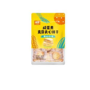 濱崎咸蛋黃麥芽夾心餅干260g