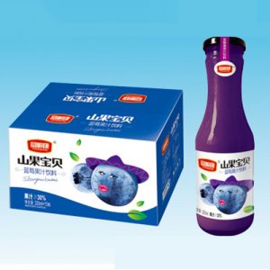 富順康山果寶貝藍(lán)莓果汁飲料320mlx15瓶