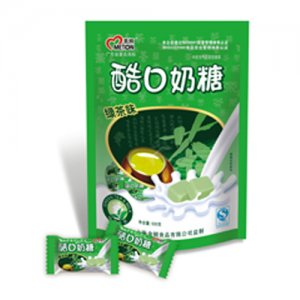美頓酷口綠茶味奶糖