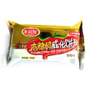 來利發(fā)木糖醇威化餅干甜橙味