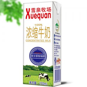 雪泉濃縮牛奶利樂苗條磚