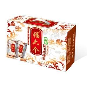 福六個養(yǎng)生花生核桃乳矮罐箱裝