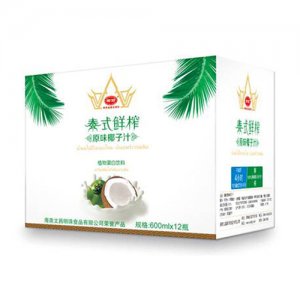 椰麗泰式鮮榨椰子汁600mlx12瓶