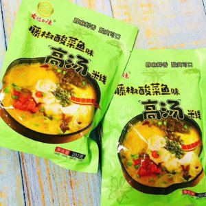 古趙金穗藤椒酸菜魚(yú)味高湯米線(xiàn)202g