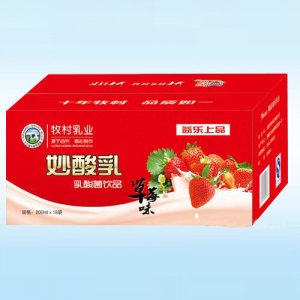 牧村妙酸乳乳酸菌草莓味200mlx18袋