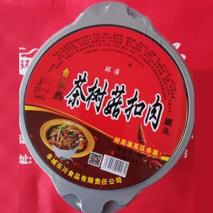 環(huán)潔自發(fā)熱茶樹菇扣肉罐頭400g