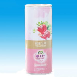 椰能鮮果生榨椰子汁草莓味245ml