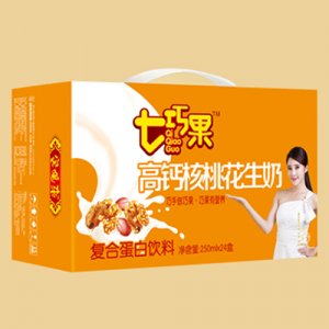 七巧果高鈣核桃花生奶250mlX24