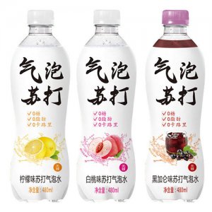 么么象蘇打氣泡水三口味