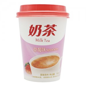 優(yōu)旺滋奶茶草莓味杯裝75g
