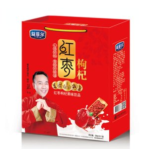 益菲爾紅棗枸杞果味飲品禮盒