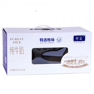 鮮慕特選牧場(chǎng)純牛奶250mlx12盒