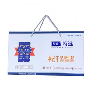 鮮慕特選中老年堅(jiān)果牛奶復(fù)合蛋白飲料250mlx12盒