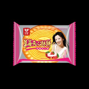 友源草莓夾心酥餅干