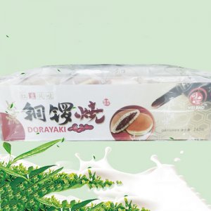 味寶銅鑼燒夾心蛋糕紅豆味240克